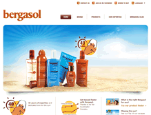 Tablet Screenshot of bergasol.com